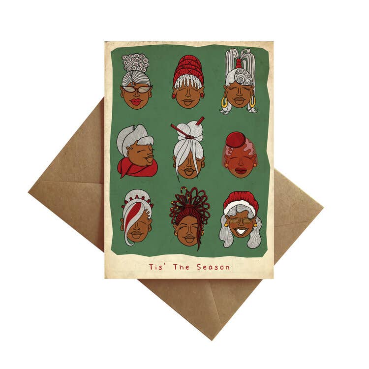 Mrs Claus Sleigh Card