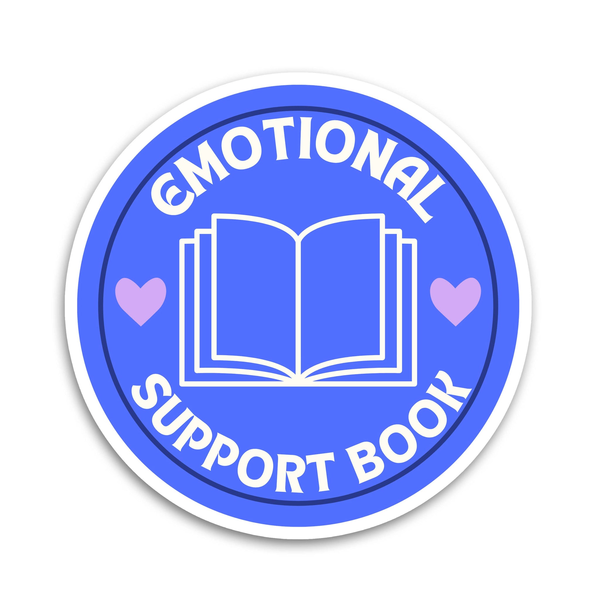 Support Book Vinyl Sticker