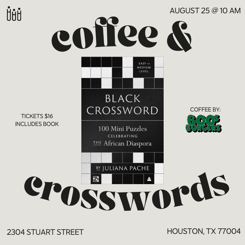 Coffee & Crosswords - August 25 @ 10AM