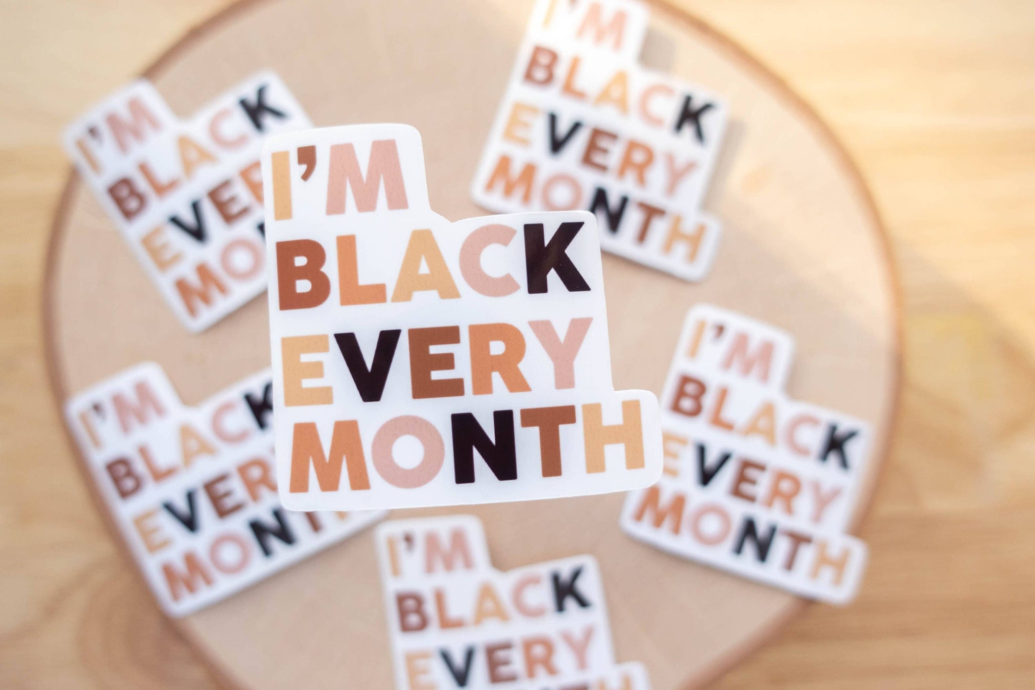 Black Lives Matter Vinyl Sticker for Laptops & Bottles