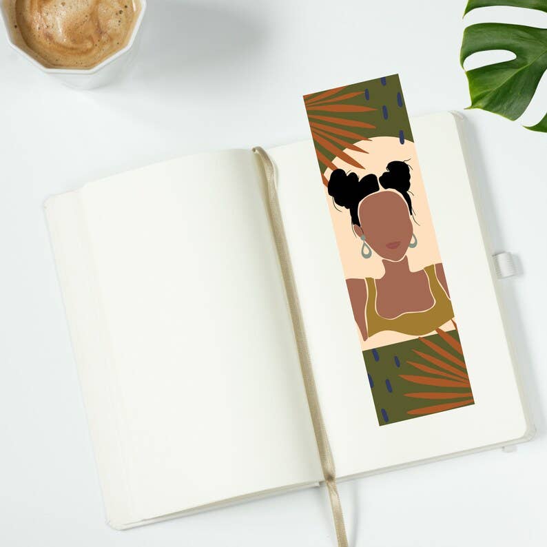 African American Woman Bookmark