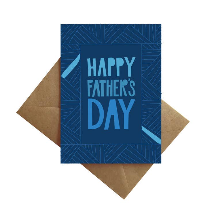 Blue Wax Father's Day Card