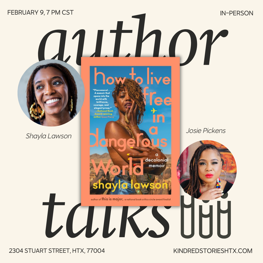 IRL Author Talk: How to Live Free in a Dangerous World with Shayla Lawson: February 9 @ 7PM