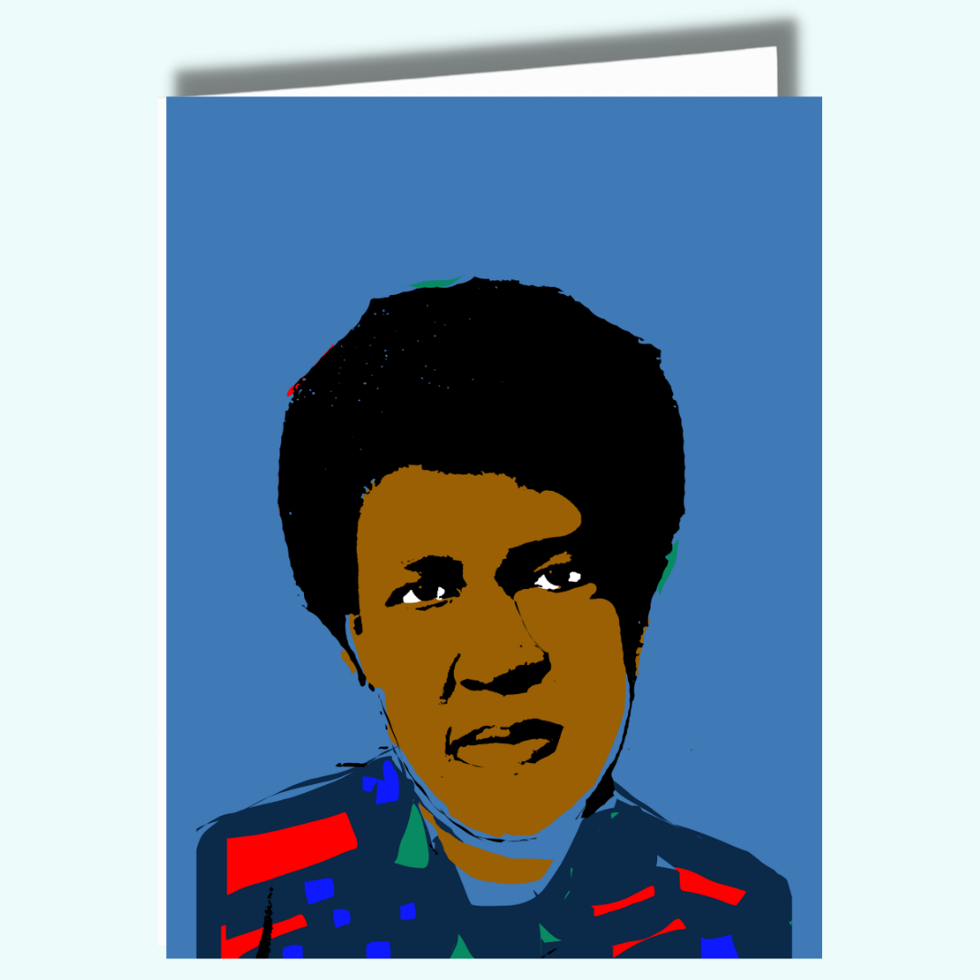 Octavia Butler Black Sci-Fi Author Card