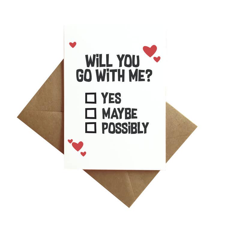 Will You Go With Me Card