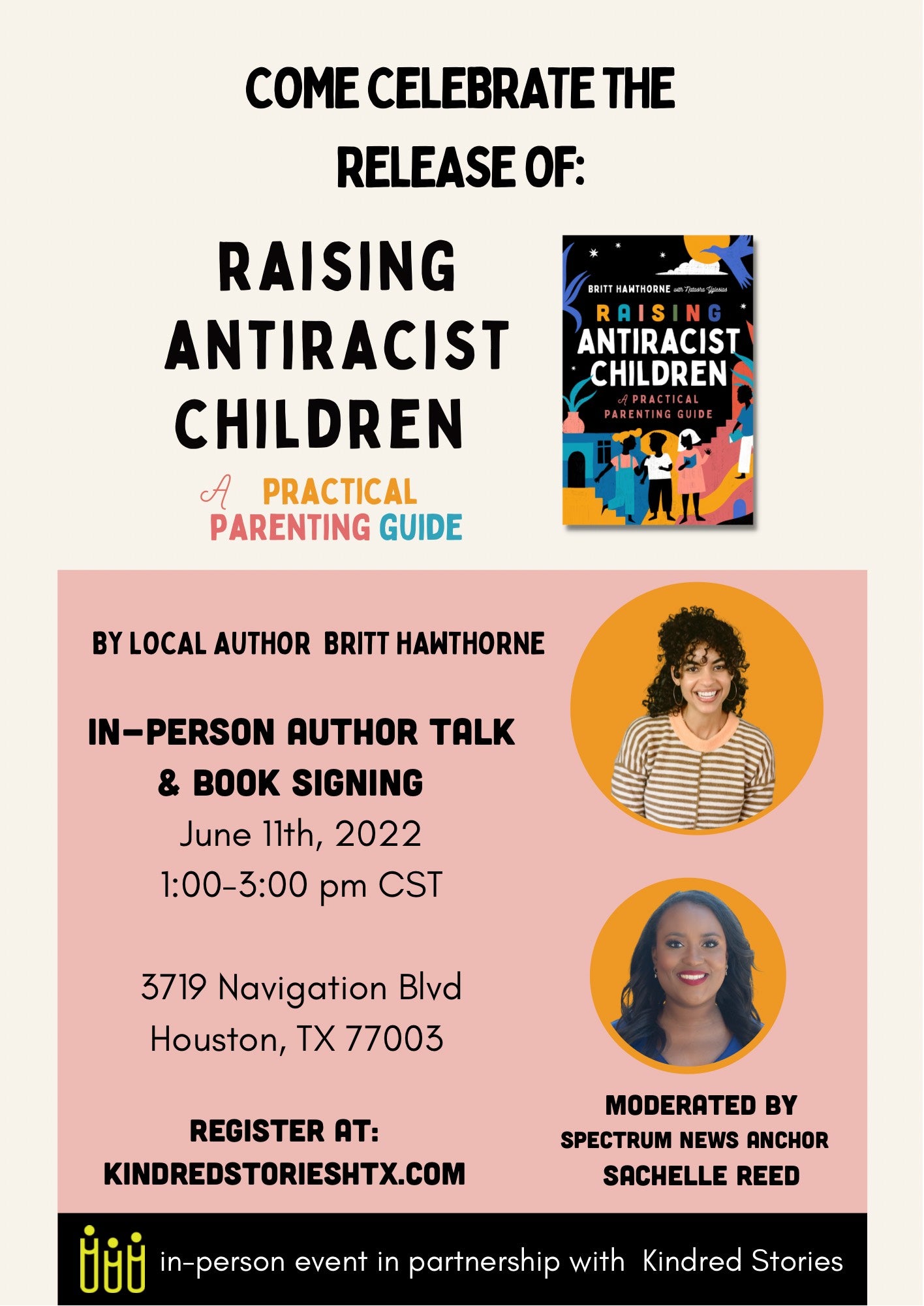 IRL Author Talk: Raising Anti-Racist Children with Britt Hawthorne-June 11 @1:00PM CST