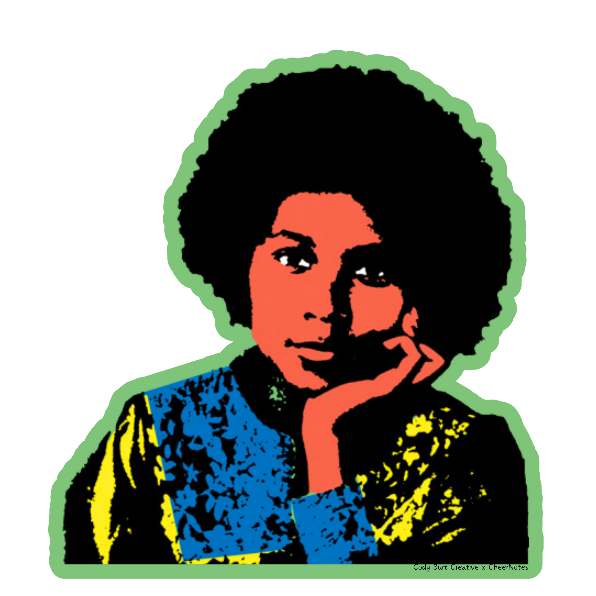 bell hooks Iconic Author Sticker