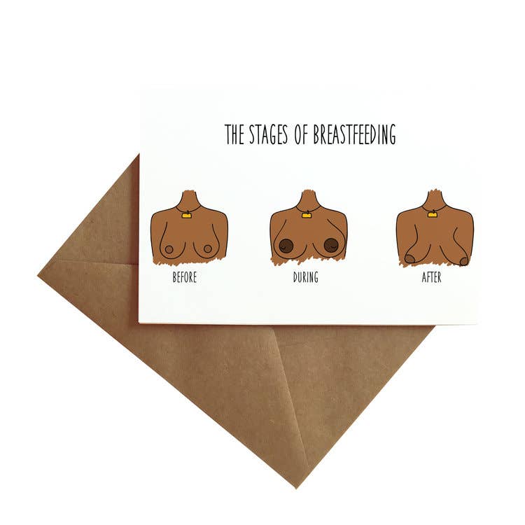 Stages of Breastfeeding Card