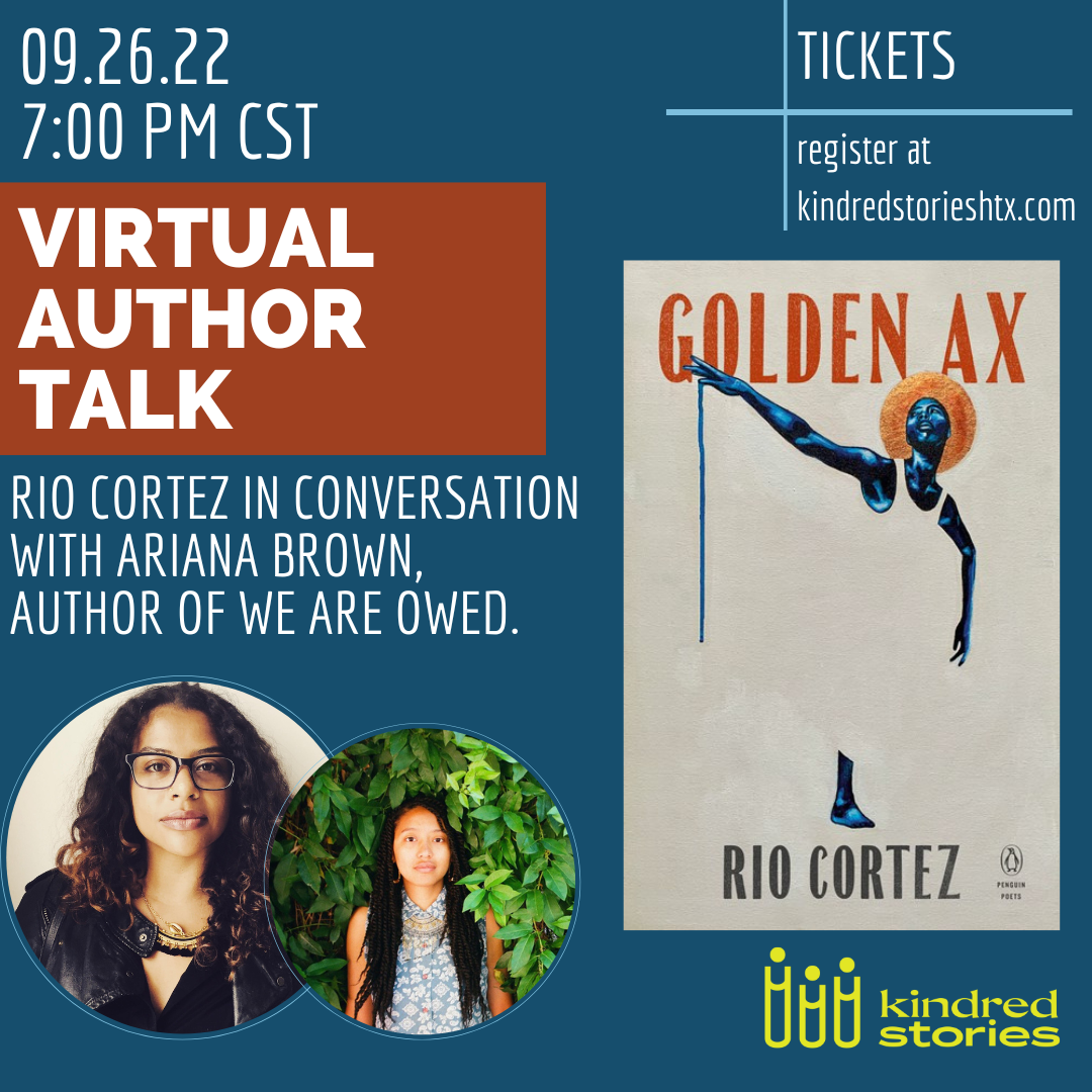 Virtual Author Talk: Golden Ax with Rio Cortez & Ariana Brown-September 26 @7PM CST