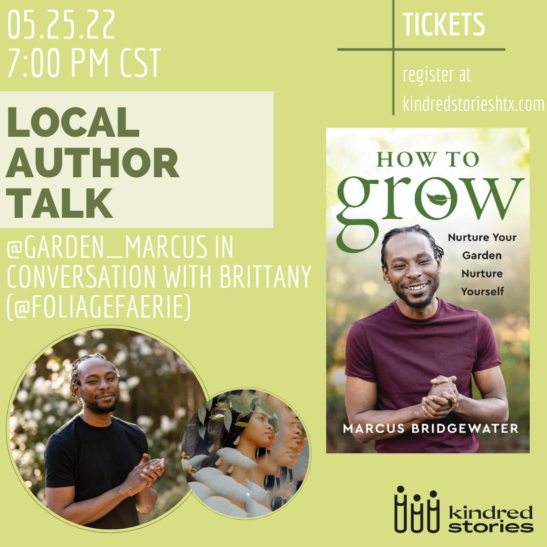 IRL Author Talk: How to Grow with Marcus Bridgewater - May 25 at 7 PM CST
