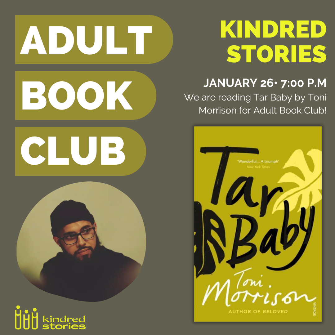January 2023 Adult Book Club: Tar Baby by Toni Morrison