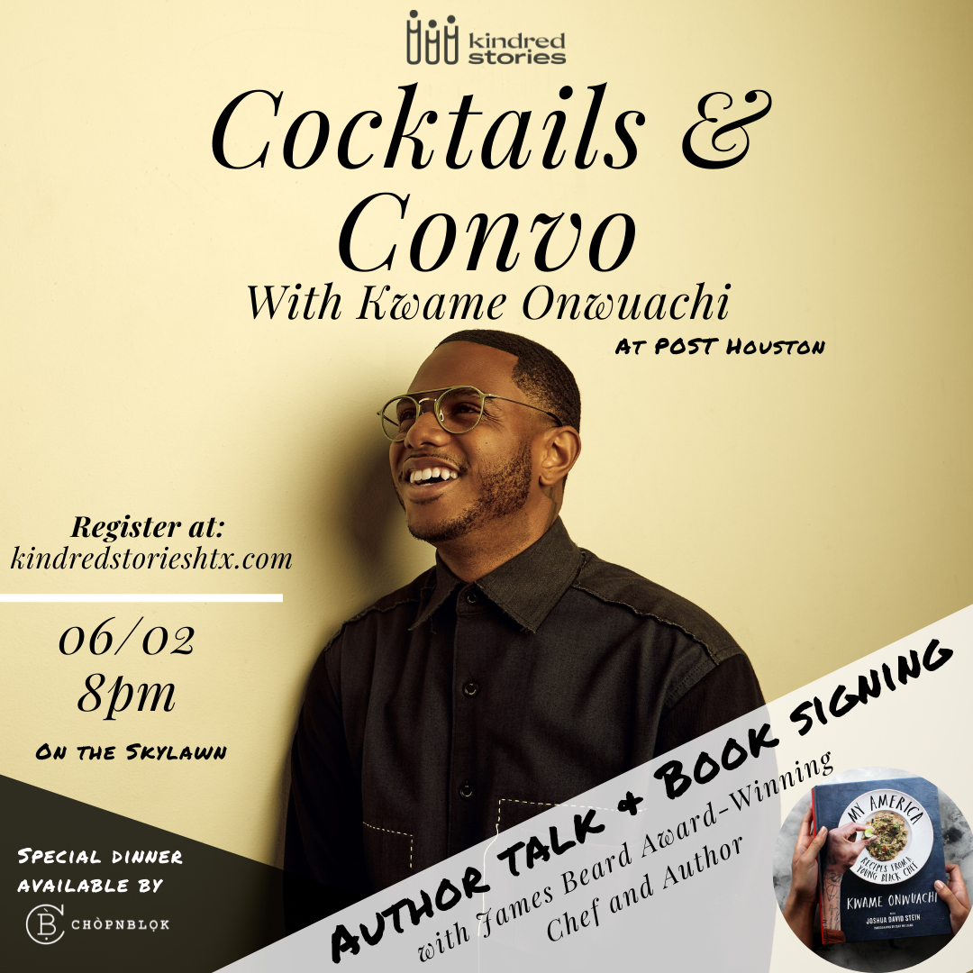 IRL Author Talk + Cocktails w/ Kwame Onwuachi