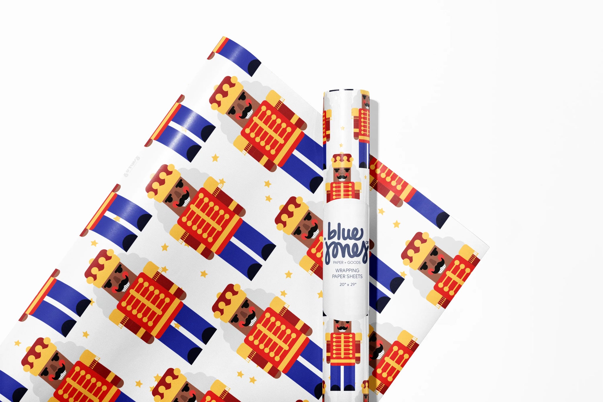 African American Nutcracker Christmas Wrapping Paper