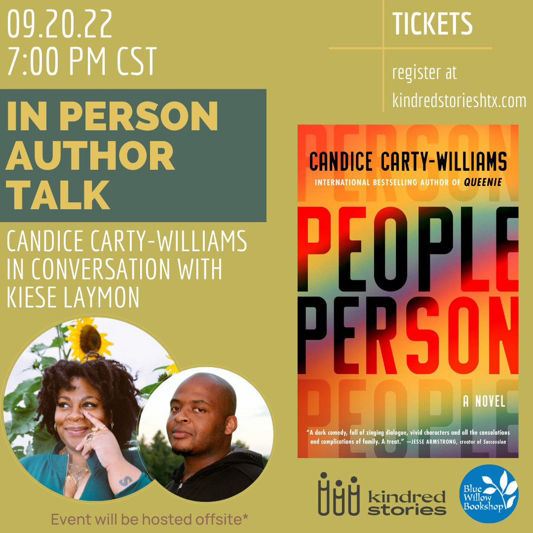 IRL Author Talk: People Person with Candice Carty-Williams and Kiese Laymon-September 20 @7PM CST