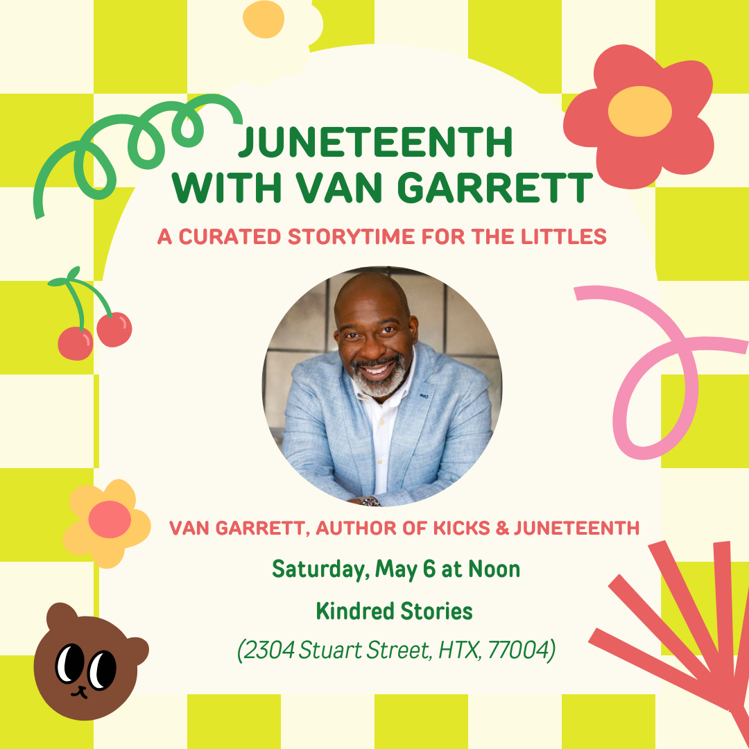 JUNETEENTH Storytime with Van Garrett-May 6 at Noon