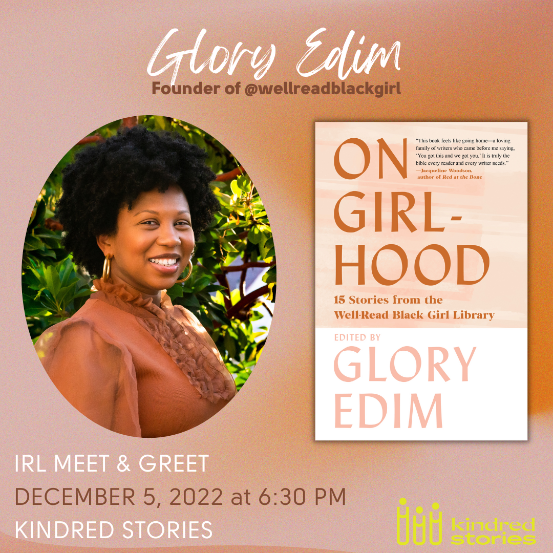 IN PERSON EVENT: MEET & GREET with Glory Edim- December 5 at 6:30PM