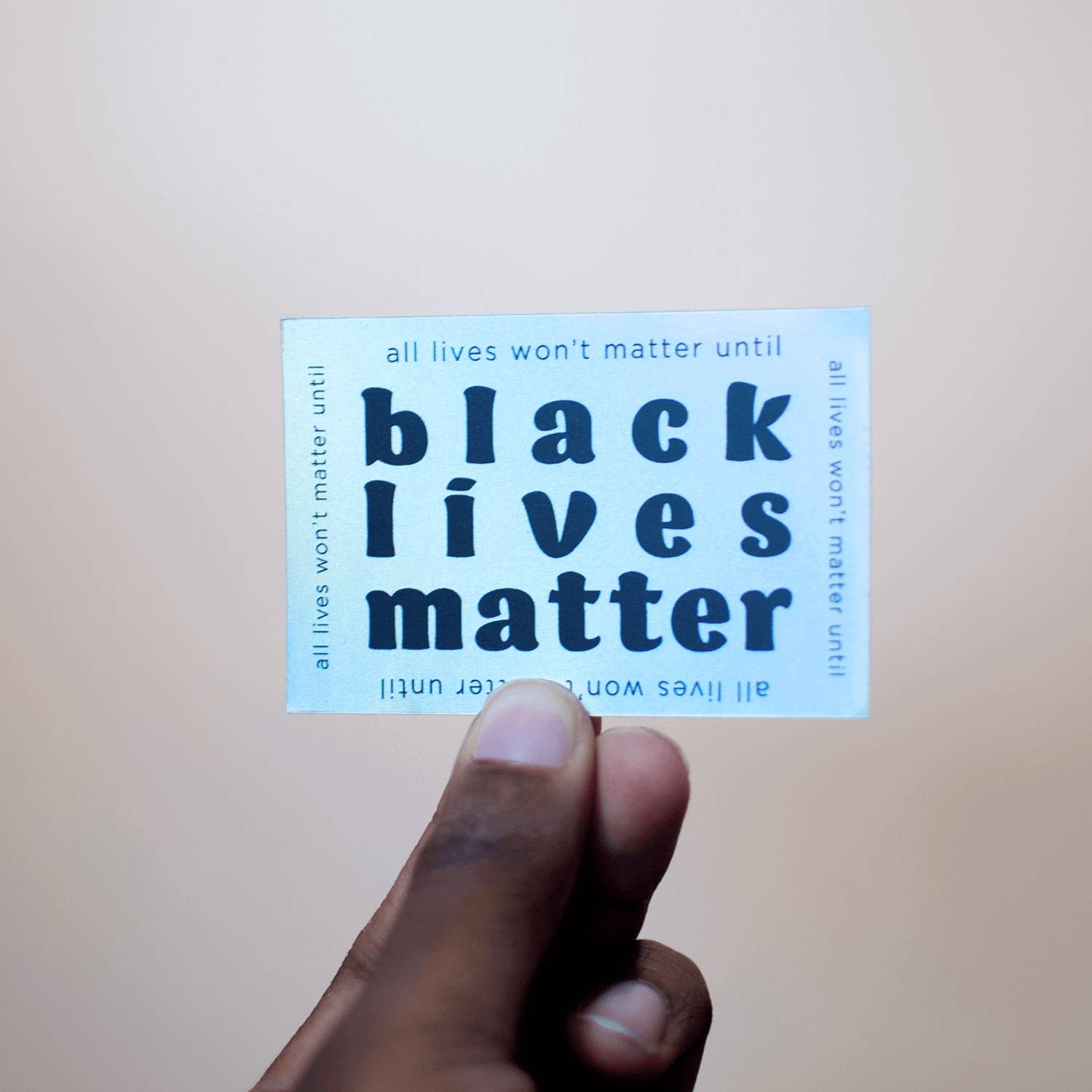 Black Lives Matter — Holographic Sticker