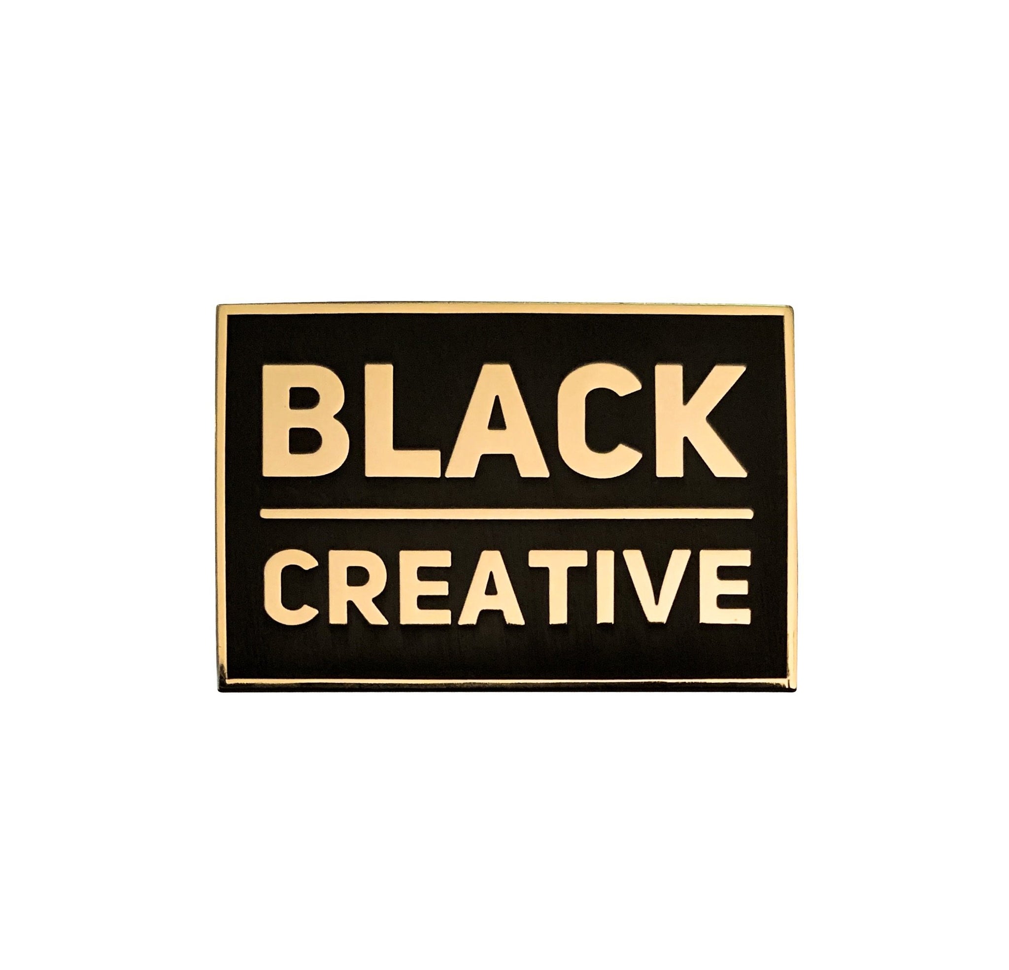 Black Creative Enamel Pin