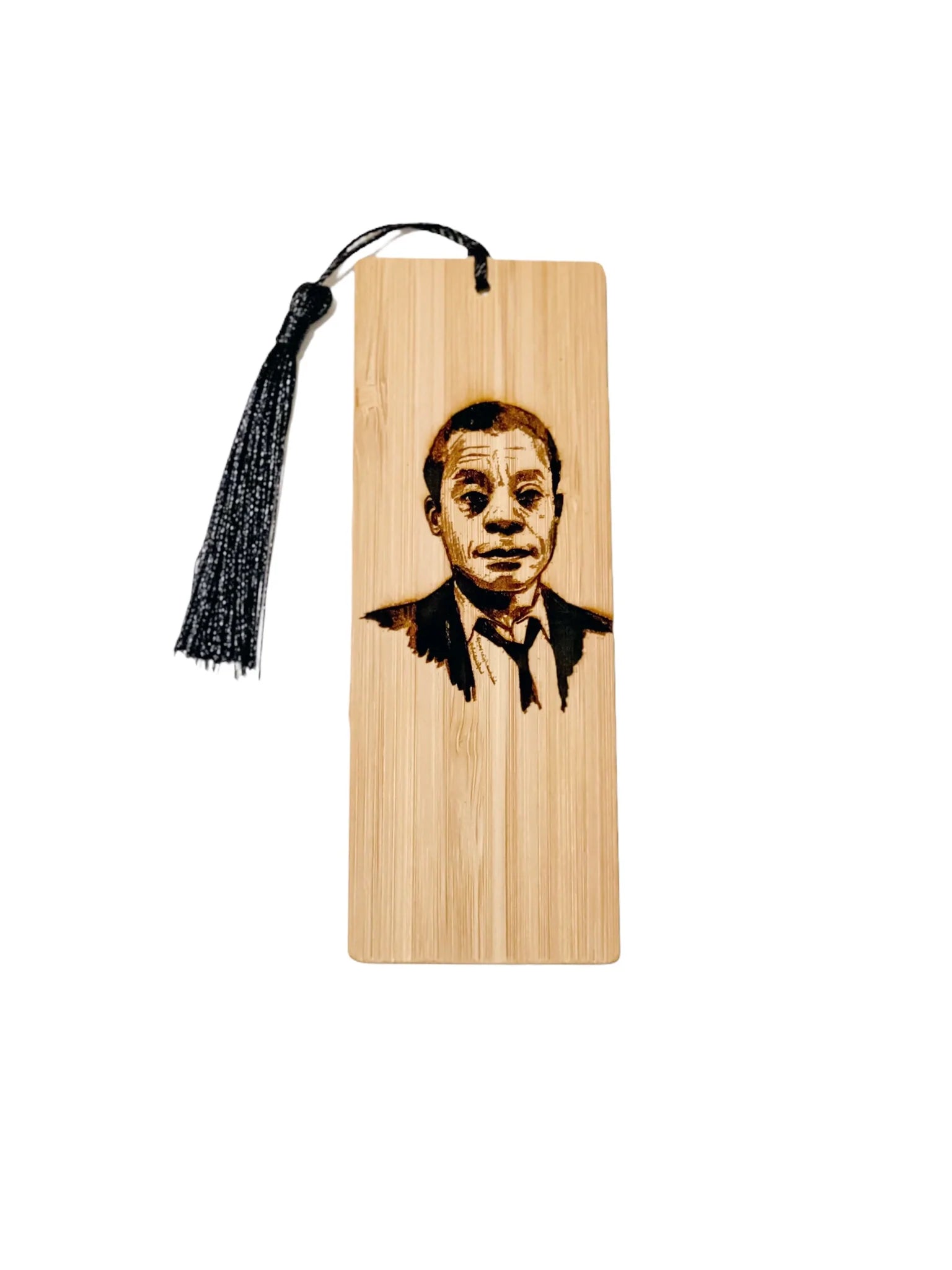 Legendary Author Wooden Bookmarks with Tassel