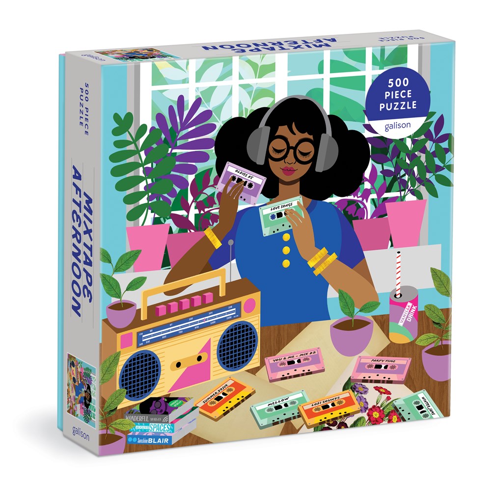 Mixtape Afternoon: 500 Piece Puzzle by Tabitha Brown
